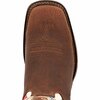 Durango Rebel by Steel Toe Mexico Flag Western Boot, SANDY BROWN/MEXICO FLAG, W, Size 9.5 DDB0431